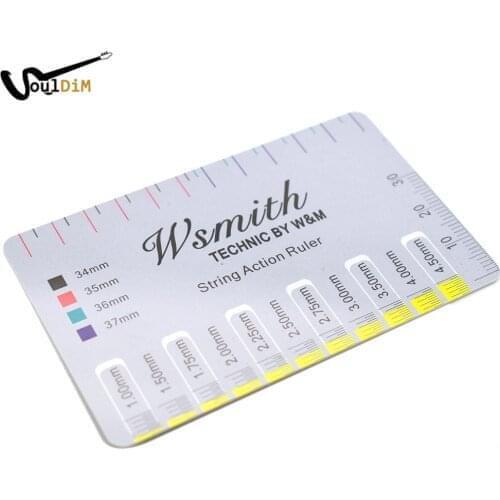1pc Guitar String Action Gauge String Pitch Ruler Measuring Tool for Bass Classical Electric Acoustic Guitar Tools Parts Rulers