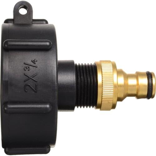 1PC IBC Tank Adapter Tap Connector Reducer Hose Lock Water Pipe Tap Storage Tank Fitting Butt 7.3*7.3*8cm