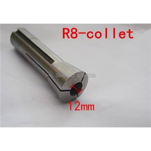 1pcs R8 Collet Socket Clamp Diameter 12mm Metric Size Draw Bar M12 Suit for R8 Collet Chuck Holder