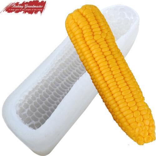 3D Stereo Simulation Corn Mouss Cake Mold Diy Baking Silica Gel Mould Ice Cream Mould A005