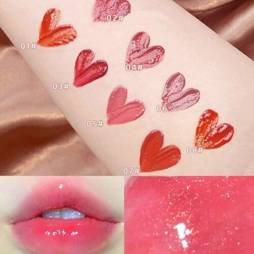 8 Colors Makeup Lipstick Cosmetics Set Lip Tint Lip Gloss Moisturizing Waterproof Glossy Long Lasting Lipsticks MakeUp Cosmetics
