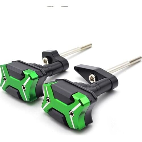 CNC Aluminum Motorcycle Frame Crash Pads Engine Case Sliders Protector Falling Protection For Kawasaki ER-6N 2012-2016