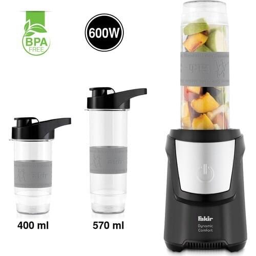 Poor Dynamic Comfort 600 W Personal Blender Black, multifunctional hand Blender food fruit machine food processor ice Smoothies