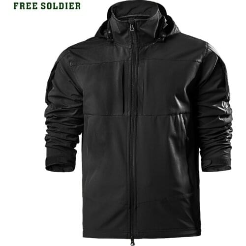FREE SOLDIER outdoor sports camping hiking tactical jackets water-instant windproof and warm unfasten lining jacket / coat