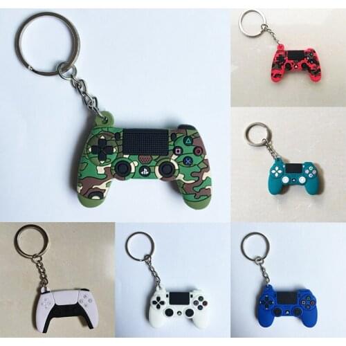 Simulation Joystick Model Keyring Multi Purpose Nice Gift Fashion Trinket Soft Rubber PVC Keychain Bag Pendant