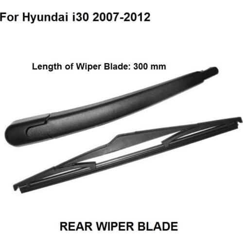 For Hyundai i30 2007-2012 Rear Windshield Windscreen Window Wiper Arm Blade Set