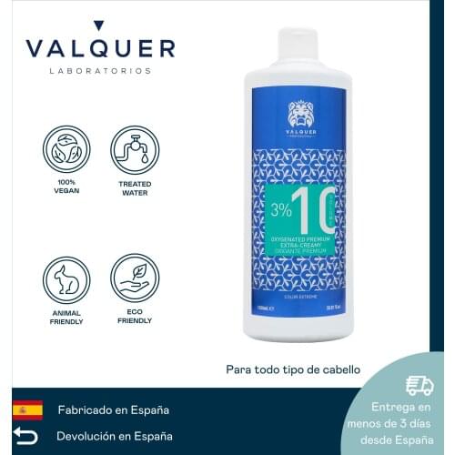 Valquer oxygenated for Premium Ultra-creamy 10 Vol (3%) 12uds x60 ml (10 vol (3%) hair dyes