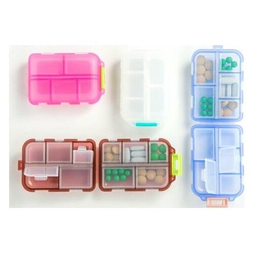 Medicine Drug Pill Box Storage Case Container Weekly Sort Folding Vitamin New