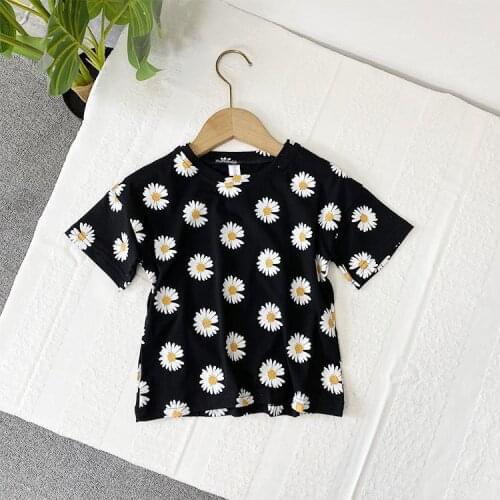Summer baby boys and girls loose clothes, childrens short-sleeved T-shirt P4793