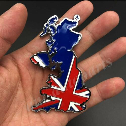 Metal The Union Jack UK Flag Car Front Grille Emblem Badge