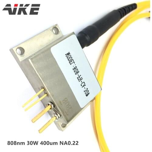 AIKE 808nm 30W 400um Multi-Function Undetachable Fiber Coupled Diode Laser SMA905 NA0.22