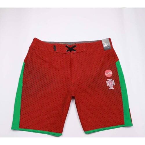 Bermuda Mens Board Shorts Elastic Spandex Quick Dry Waterproof Beach Shorts Phantom Football Series Surfing Swim Fitness Trunks