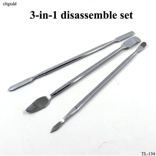 Universal 3pcs Metal Spudger Screwdrivers Set Mobile Phone Repair Disassemble Tool for iPhone iPad Laptop Opening Pry Hand Tool