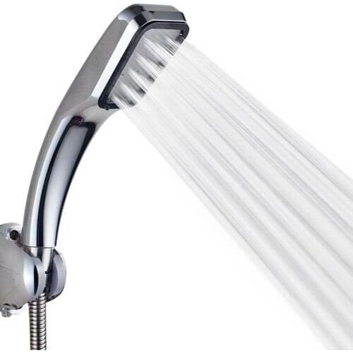 Pressure Rainfall Shower Head Square Water Saving Shower Head 300 Holes ABS Plastic Shower Bath Head Filter Sprayer Head