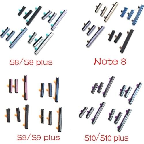 New Side Key Set Power and Volume Buttons Part For Samsung Galaxy S8 S9 S10 Plus Note 8