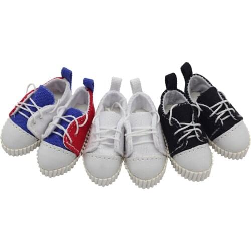 5cm Canvas Shoes For 1/6 BJD Doll 15cm EXO Fashion Mini Doll Shoes for Russian DIY handmade Doll Accessories Free Shipping