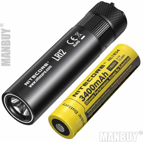 NITECORE LR12 + 18650 Rechargeable Battery Retractable Diffuser Enables Lantern Flashlight outdoor Reading Camping Free Shipping