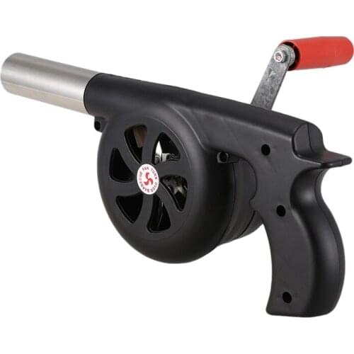 Hand-Cranked Barbecue Blower BBQ Fan for Outdoor Camping Barbecue