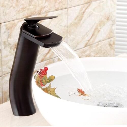 Basin Faucets Single Handle Black Oil/Gold/Nickel/Chrome Brass Hot and Cold Sink Faucet Mixer Tap Bathroom Faucet Lavatory Mixer