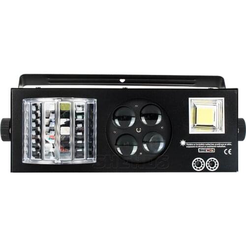LED Laser Strobe 4in1 DMX512 Stage Effect Lights Good For DJ Disco Birthday Party Wedding Nightclub And Bar Club