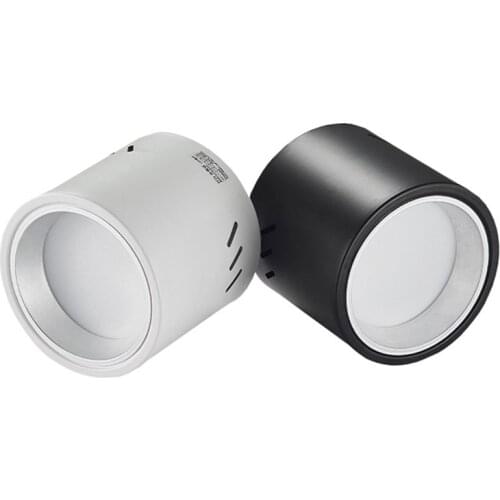 LED Surface Mounted Downlight 9W 12W 15W 18W 24W White/Black Housing AC85-265V Ceiling Spot Light Home Decor