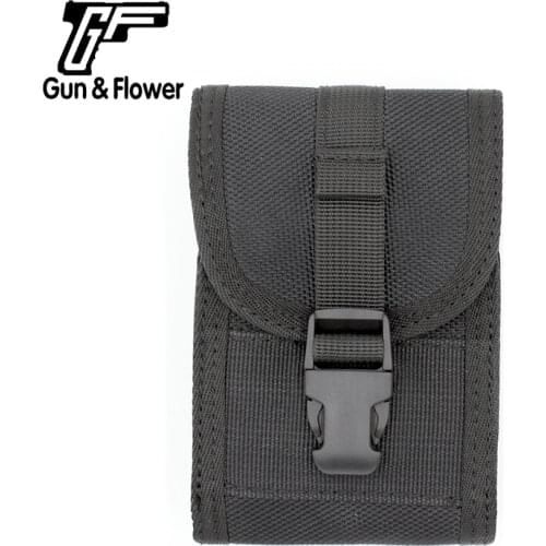 Gun&Flower Military Single Universal Handcuff Case Pouch 1680D Nylon Top Flap Handcuff Holster Bag