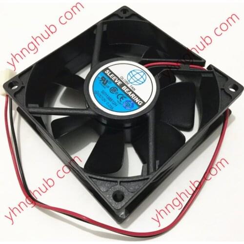 GLOBE FAN S01138812M DC 12V 0.17A 80x80x25mm Server Cooling Fan