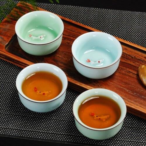 NEWYEARNEW 1piece Retro Ceramic Tea Wine Cup Set Accessorie Tableware Wedding Business Gift