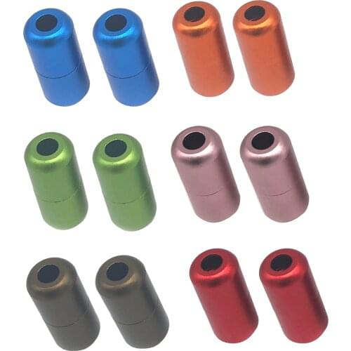 12Color Aluminum Capsules Lock Buckle For men and women kids Sneaker Lace Lock Buckle Kits Shoelace Lock Accessories Clasps