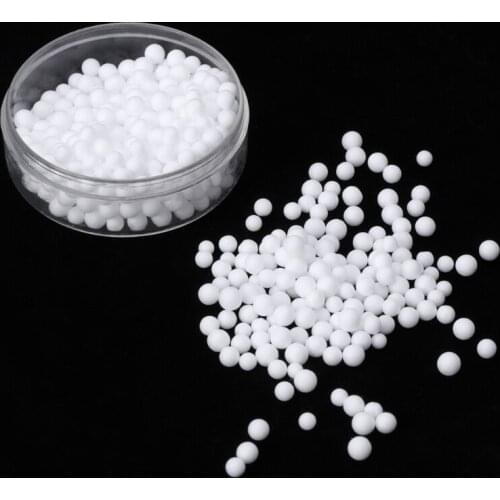 1 Box Fishing Bait Foam Buoyancy Pop Ups White Lure Round Beads Carp Bream