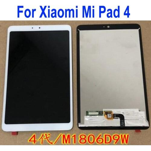 100% Tested Best Working Sensor LCD Display Touch Panel Screen Digitzer Assembly For Xiaomi Mi Pad 4 Mipad 4 / Mipad 4 Plus