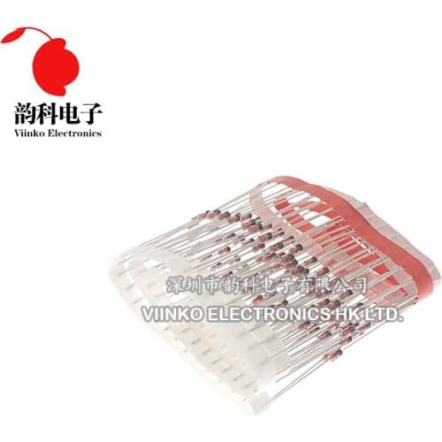 100pcs 1N4735A 1N4735 Zener Diode 1W 6.2V DO-41 IN4735A
