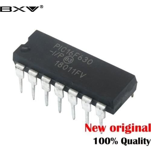 5piece) PIC16F630-I/P DIP14 PIC16F630-I DIP PIC16F630 DIP-14 16F630 new and original IC