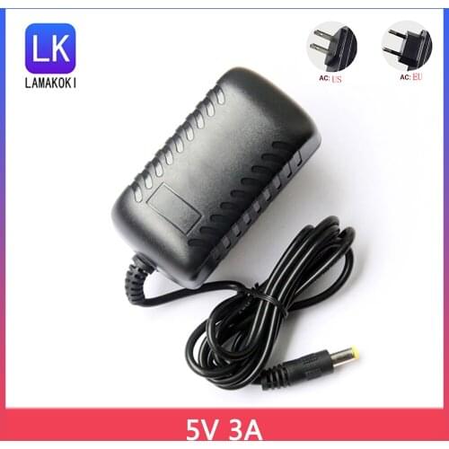 Adapter 5V 3A LED Power Supply Adapter For WS2812B WS2801 LPD8806 1903 DC5V LED Stri EU UK US AU Plugs