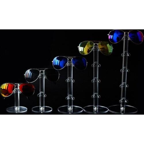 Multi Acrylic Sunglasses Glasses Show Rack Counter Display Stand Holder Sunglasses Display expositor de oculos