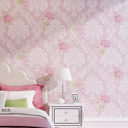 Beibehang Floral Wallpaper for walls 3 d Non-woven papel de parede 3d Wall Paper Mural Flower Wallpapers Rural Papier Peint
