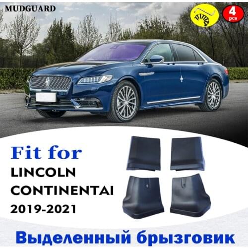 FOR LINCOLN CONTINENTAL Mudguards Fender Mud Flap Guard Splash Mudguard Car Accessories Auto Styline Mudflaps Front Rear 4pcs