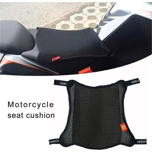 1PC Motorcycle Seat Cover Breathable 3D Mesh Net Cushion Breathable Anti-Skid Moped Cushion Cover for sStreet Cars, Sports Cars