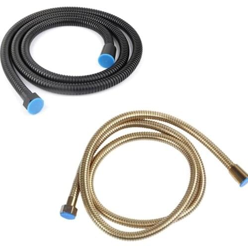 Flexible Metal Shower Tube Extension Anti-twist Brass Connectors Kink-free Shower Hoses Extra-long for Handheld Showerhead G8TB
