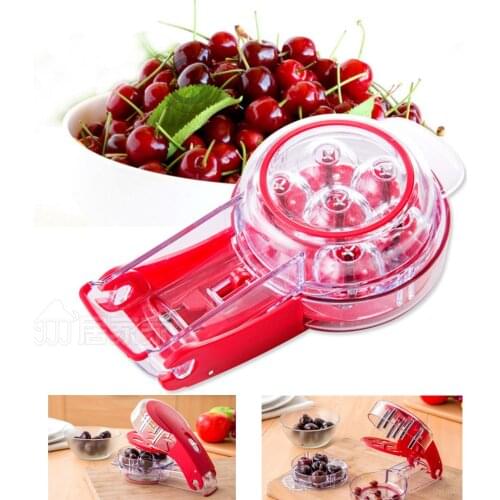 Fruit tools Kitchen Plastic Cherry Core Remover Cherry Take Nuclear Device Useful Cherry Pitter Kitchen Tool