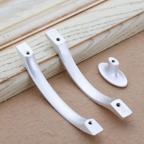 European Zinc Alloy Gold Silver Cabinet Door Handles Drawer Knobs Kitchen Cupboard Door Pulls Furniture Handle Hardware