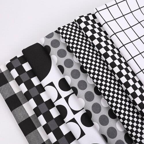 Polyester Cotton Printed Canvas Plaid Table Cloth Picnic Cloth Spread Cloth Canvas Fabric cotton fabric by the yard