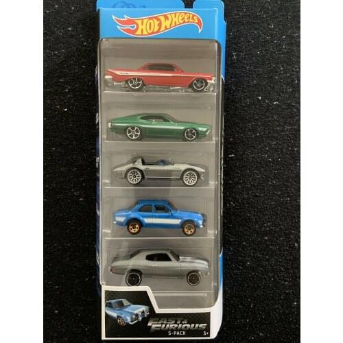 2019K091 Hot Wheels 1:64 Fast & Furious Corvette Ford ImpalaSS Collector Edition Metal Diecast Model Race Car Kids Toys Gift