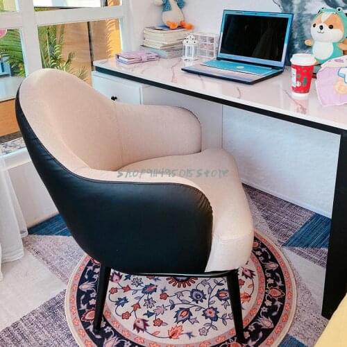 Computer Chair Home Study Comfortable Single Sofa Chair Office Chair Bedroom Desk Chair Lazy Backrest Lounge Chair