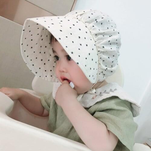 Summer Baby Hat Bandana Cute Baby Accessories Girls Baby Hats Designer Bonnets Gift Czapeczka Dla Noworodka Baby Props AC50MZ