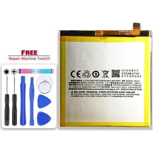 Lithium Polymer Battery 2760mAh For Meizu Meizy Meilan U10 Smart Phone Batteries BU10