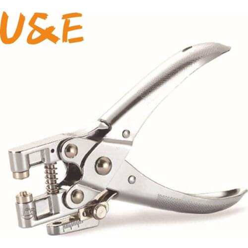 Metal Retainer Punching Machine with Eyelet Grommet Plier With Grommets 5mm Round Hole Perforadora de papel with Rings NO.9718