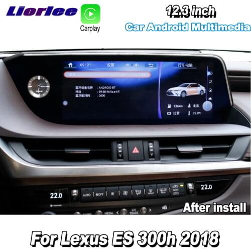 Liorlee Car Android Multimedia Player For Lexus ES 300h 2018 Radio GPS Navigation Stereo System DVR Driving Video Recorder