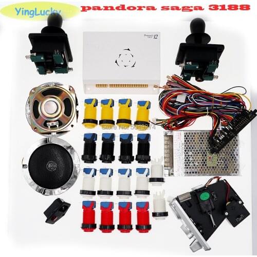 Jamma arcade box kit Pandora saga 3188 in 1 jamma American joystick happ button arcade cabinet entertainment accessories