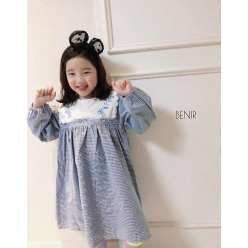 Baby Girl Dress Fashion Plaid Long Sleeve Kids Dresses for Girl Kids Clothing Loose Casual Dress Child Dress 2 3 4 5 Years 2020